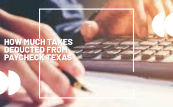 taxes deducted from paycheck texas